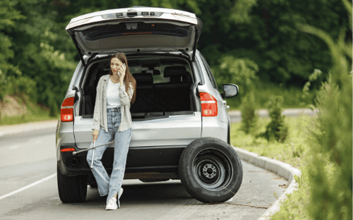 Roadside Service Call A1 Right Towing and Recovery white truck towing